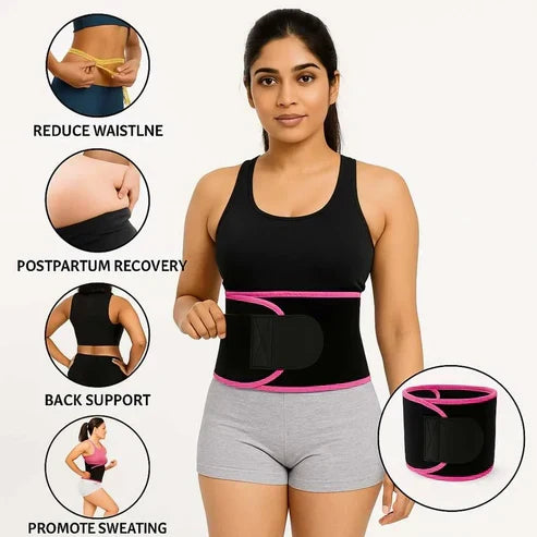 Adjustable Waist Trimmer Belt for Belly Fat & Back Support XL