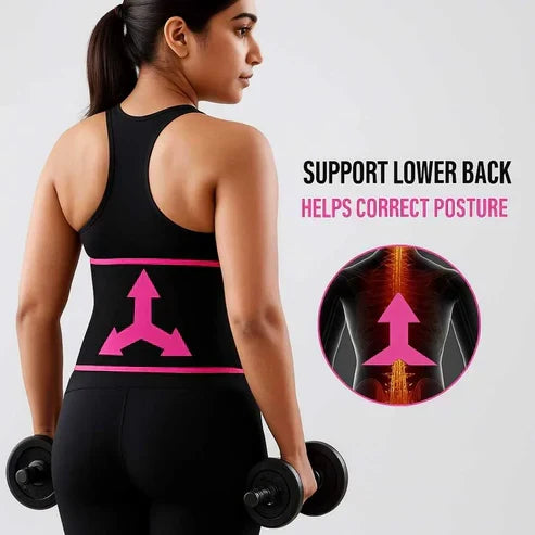 Adjustable Waist Trimmer Belt for Belly Fat & Back Support XL