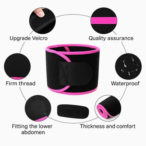 Adjustable Waist Trimmer Belt for Belly Fat & Back Support XL