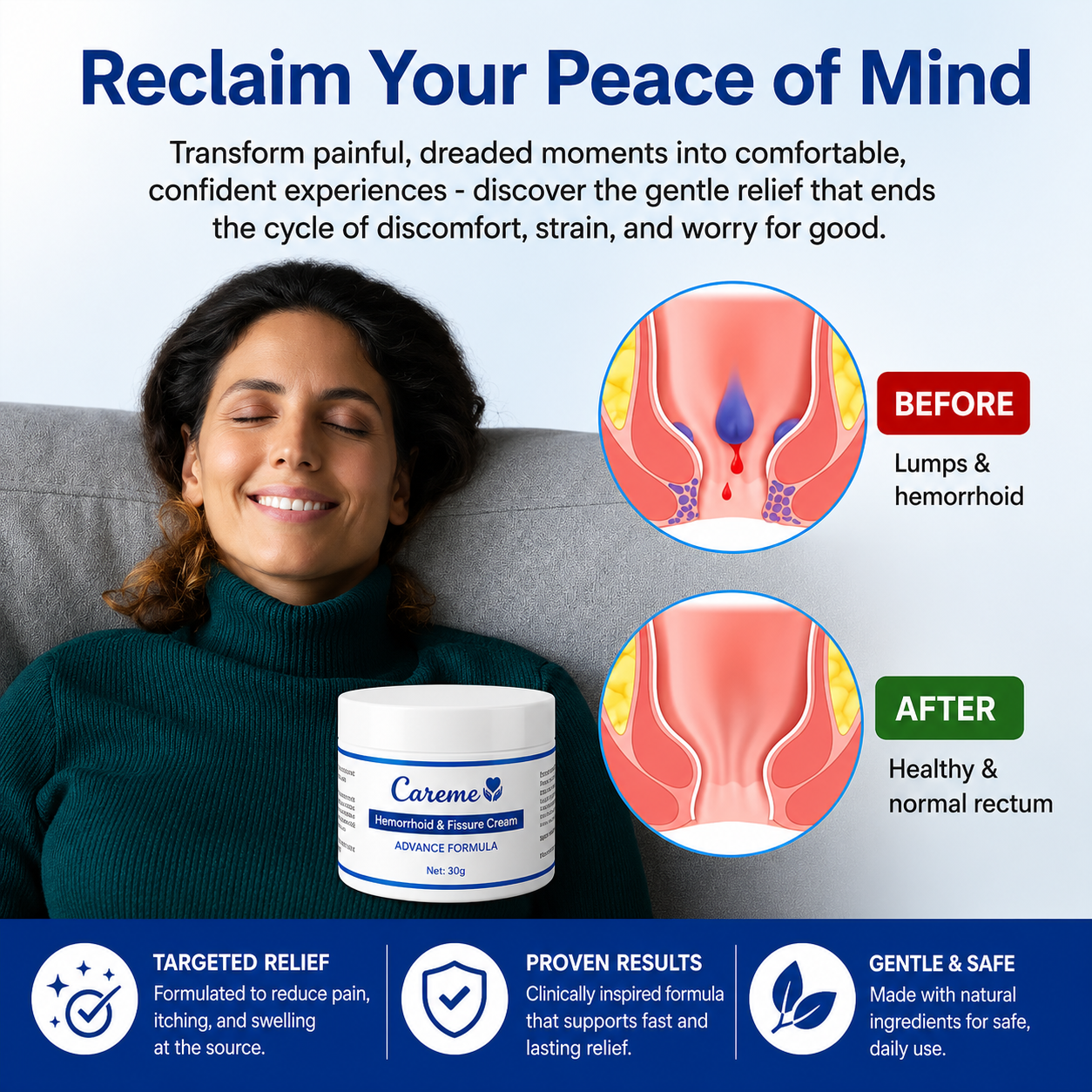 Maximum Strength Hemorrhoid & Fissure Treatment Cream